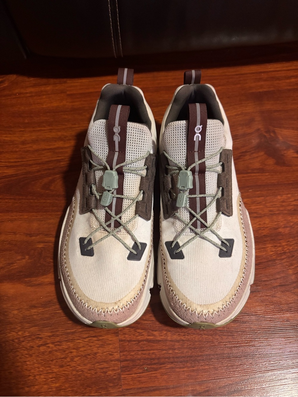 On Running Women’s Cloudnova Waterproof Sneaker - Beige and Brown